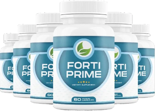 Multiple bottles of Forti Prime showcasing 6 bottle pack